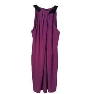 Nine West Purple Halter Dress (Size 10) Purple (fuchsia tone)